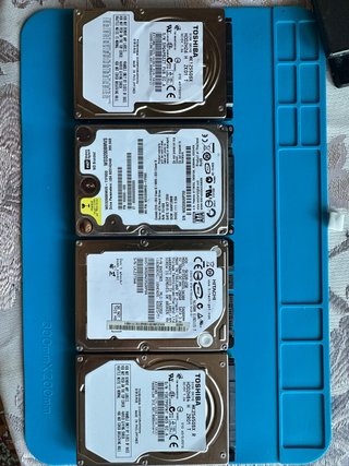 Lote 4 Discos Duros Hitachi, Toshiba, WD