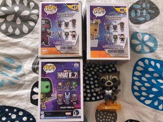 Lote 4 Figuras Funko Pop Guardianes de la Galaxia