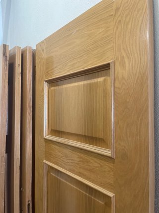 Puertas de interior madera roble/castaño