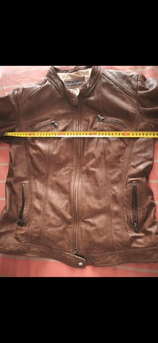 Chaqueta de Cuero Marrón