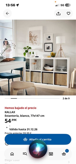 Estantería Kallax Ikea Blanca