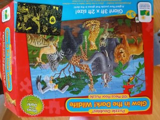 Puzzle Gigante Glow in the Dark Wildlife