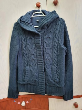 Chaqueta de punto Pimkie azul talla S