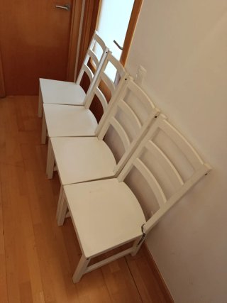 Sillas de comedor NORDVIKEN (4 unidades)