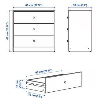 Cajonera Ikea Blanca