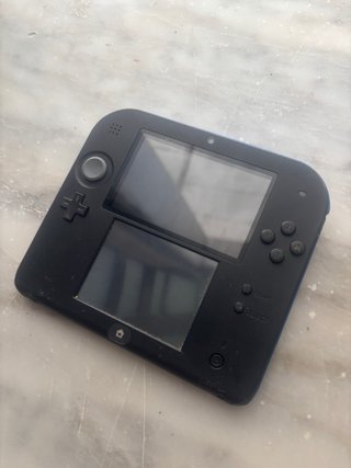Nintendo 2DS Nero con SCHERMO ROTTO