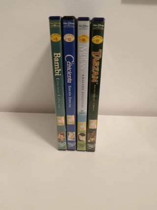 Lote 4 DVDs Disney Edición Especial