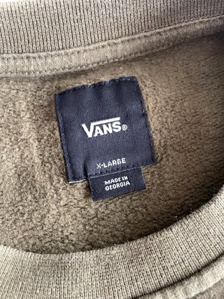 Sudadera Vans Verde Talla M