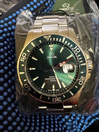 Reloj Jaguar Hombre Oro Verde