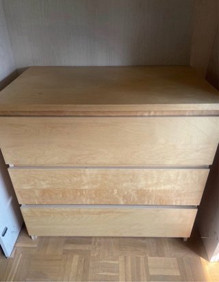 Cómoda MALM IKEA 3 cajones