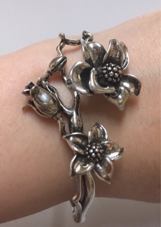 Pulsera Plata 925 estilo Vintage artesano