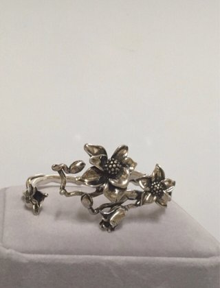 Pulsera Plata 925 estilo Vintage artesano