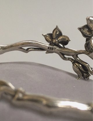 Pulsera Plata 925 estilo Vintage artesano