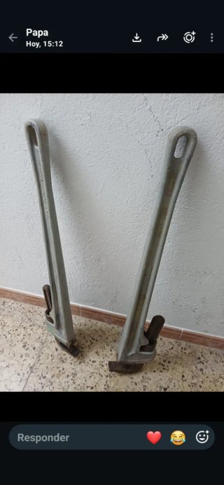 Dos Llaves Grifa SuperEgo Aluminio 36