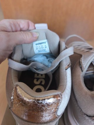 Zapatillas Gioseppo Beige/Oro Talla 41