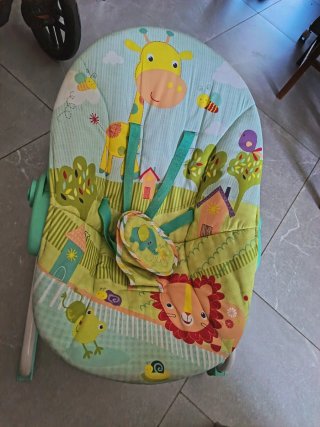 Hamaca bebé con diseño de animales