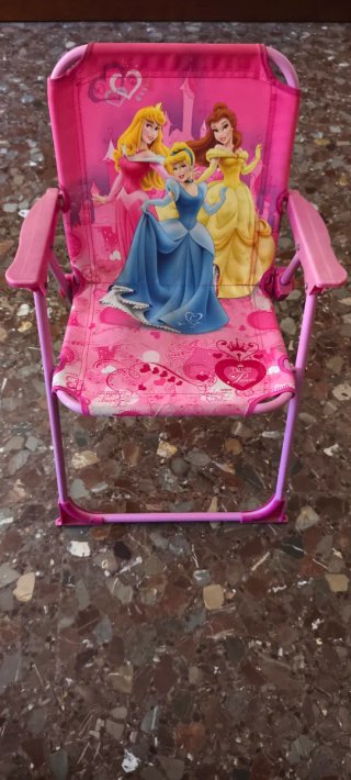 Silla infantil plegable princesas Disney