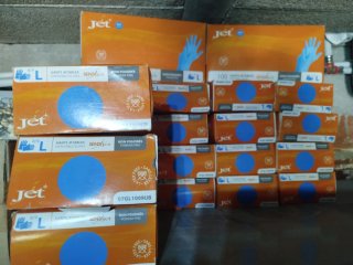 100 Guantes Desechables Jet+ Talla L
