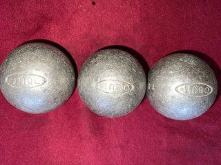 Set de 3 Bolas de Petanca Obut Peso 680 gr.