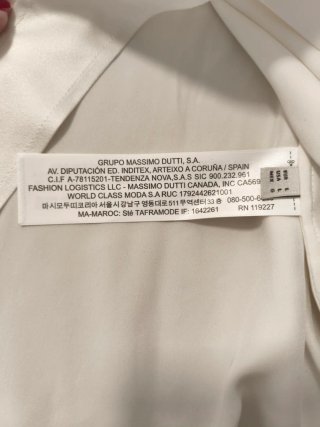 Massimo Dutti Studio Camisa Fluida Talla Única