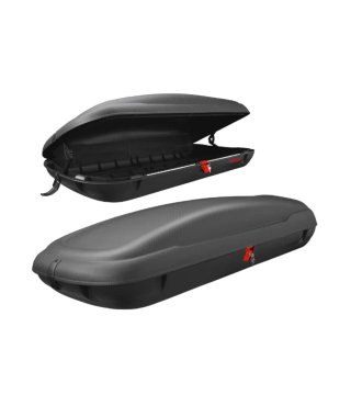 Cofre de techo rígido para coche COSTWAY de 400 L