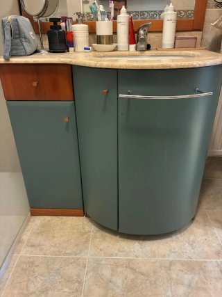 Mueble de Baño con Encimera de Mármol