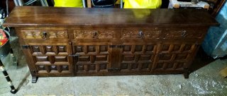 Mueble Recibidor Rústico Castellano