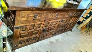 Mueble Recibidor Rústico Castellano