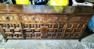 Mueble Recibidor Rústico Castellano