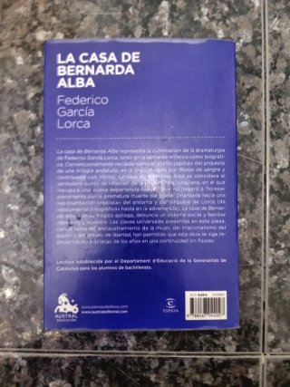 La casa de Bernarda Alba ("Austral Educación")