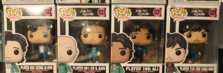 Set de 4 Funkos Juego del Calamar
