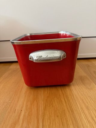 Cubitera Budweiser Roja