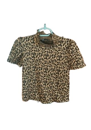 Camiseta zara M, camiseta animal print, camisetas