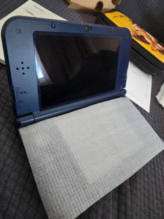 Ips New 3DS XL + Funda , AZUL MATALICO