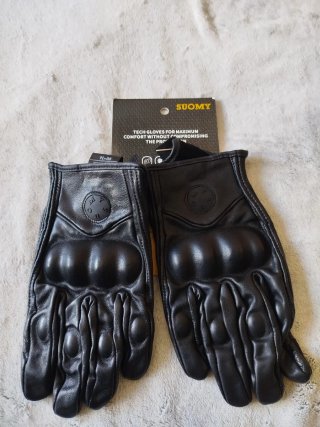 Guantes Moto Suomy Talla S Negros