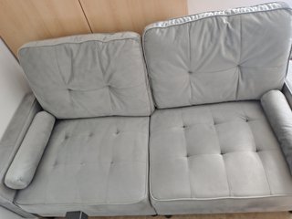 Sofá de 2 plazas gris