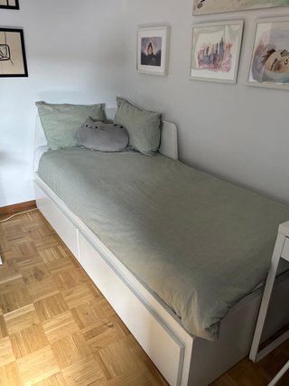 Cama nido con colchones y nórdico