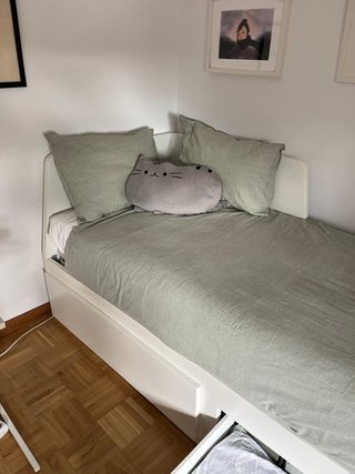 Cama nido con colchones y nórdico