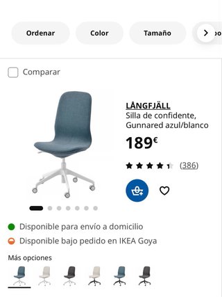 Silla de escritorio IKEA LÅNGFJÄLL