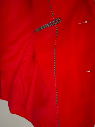 Americana Roja de Hombre Talla 46
