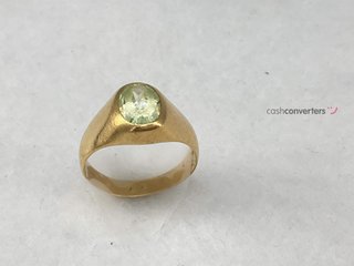 anillo oro 18k con piedra