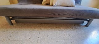 Sofá Cama Gris de 2 Metros 140*200 abierto.