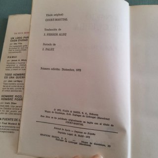 Libro Consejo de Guerra - PRIMERA EDICIÓN