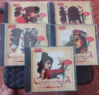 Lote de 5 CDs Canción Española