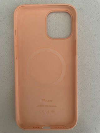 Funda Silicona iPhone 12 Pro Max Naranja