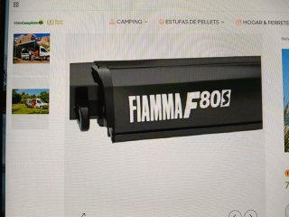 Toldo Fiamma F80S 400 Black y soportes ducato
