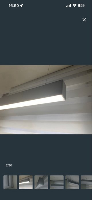 LAMPARA COLGANTE LED RECTANGILAR NUEVA