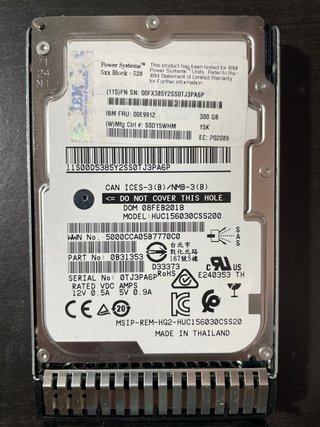 Disco Duro Servidor IBM power de 300GB