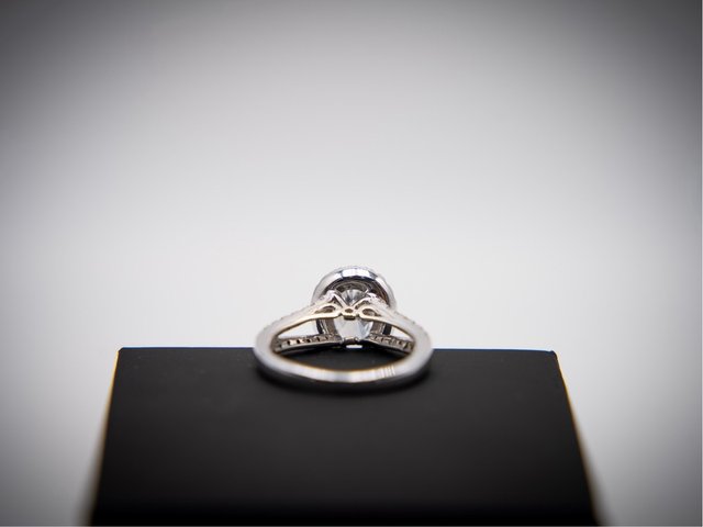 Anillo Diamantes 1.53ct Corte Pera