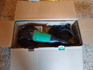 Radial Hitachi 230 con disco de diamante